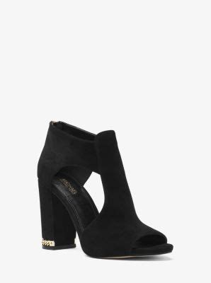 sabrina suede open-toe bootie michael kors|Michael michael kors sabrina boot + FREE SHIPPING .